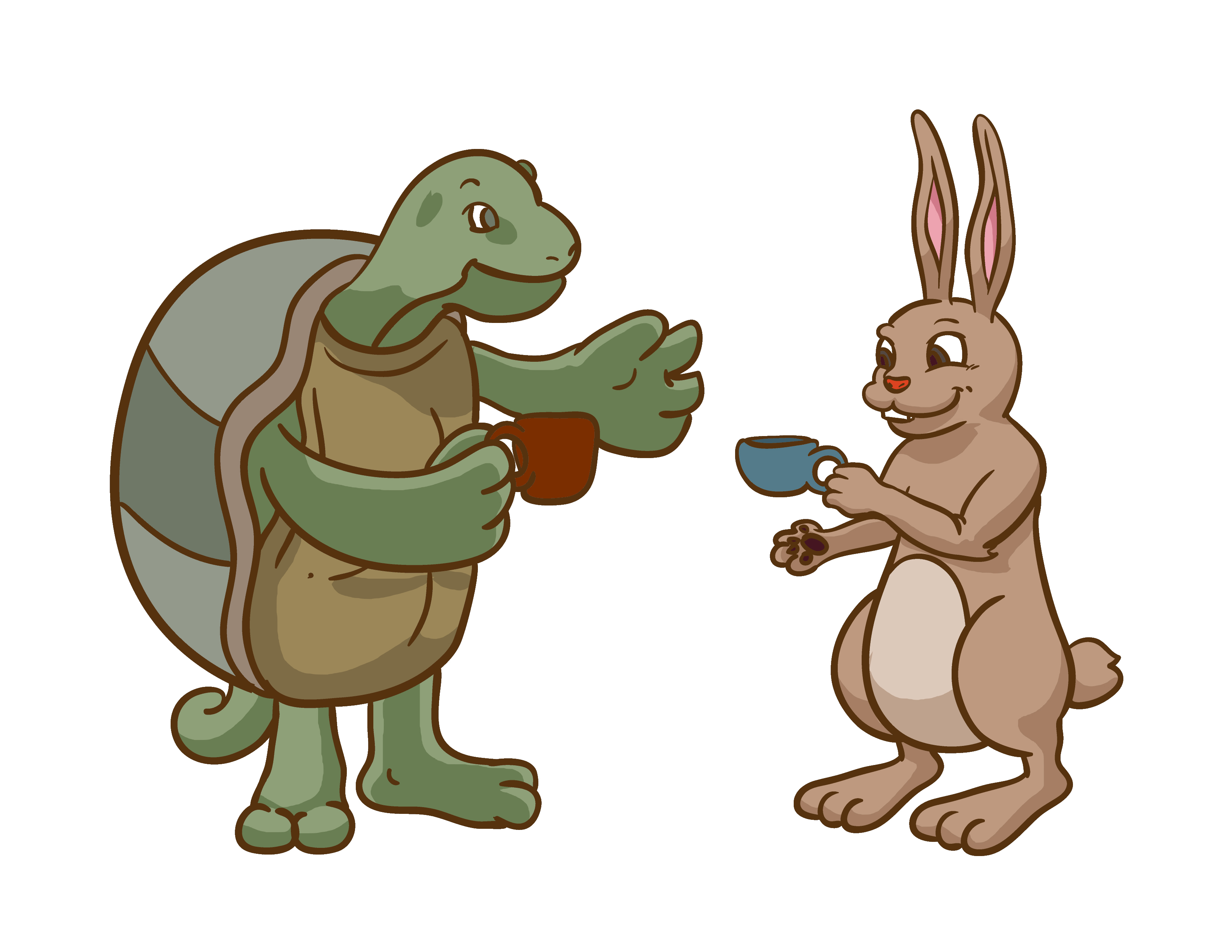 clipart tortoise and the hare - photo #35